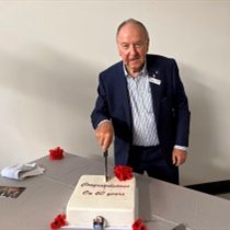 Robert Winther celebrates 60 years of service